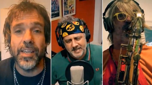 Los Auténticos Decadentes lanzaron un videoclip sobre la cuarentena