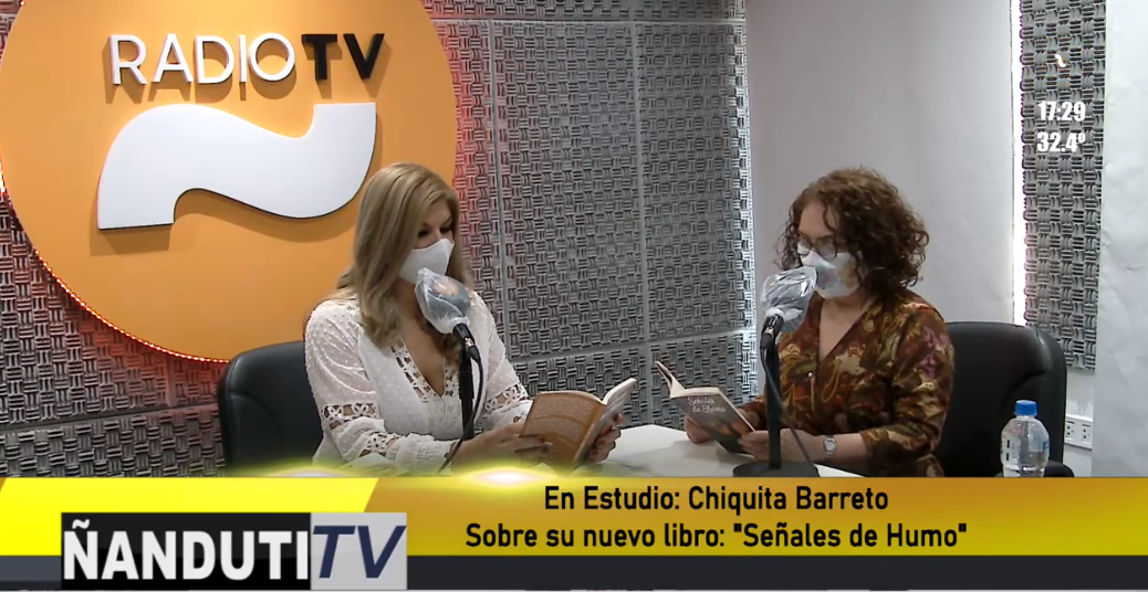 La escritora Chiquita Barreto presenta su nuevo libro: «Señales de humo»