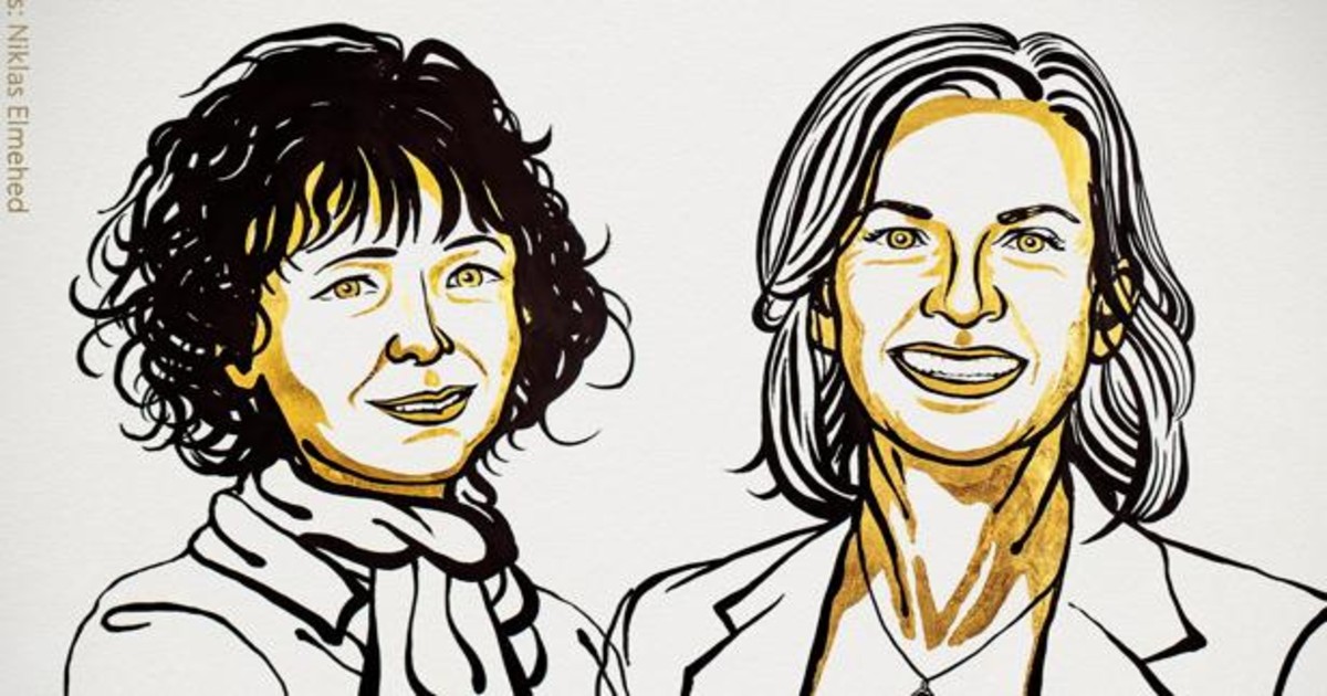 Nobel de Química a dos científicas reescribir el código de la vida