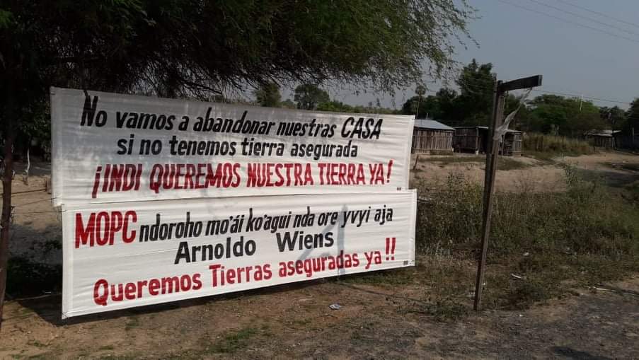 Indígenas afectados por obras en Ruta Transchaco se movilizarán este lunes para exigir la restitución de su territorio