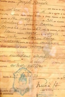 Documental sobre Josef Mengele en paraguay este lunes en ‘Nde Rógape’