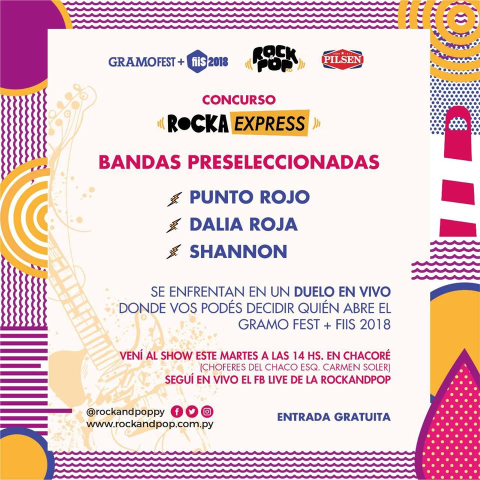 La Rocka cierra el concurso ‘Rocka Express’ de cara al Gramo Fest + FiiS 2018