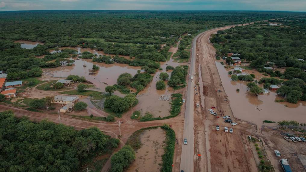 Aproximadamente 700 familias fueron afectadas por las inundaciones en Boquerón