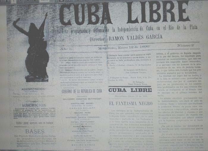 Uruguay dona a Cuba colección digital de periódico Cuba Libre editado en 1896