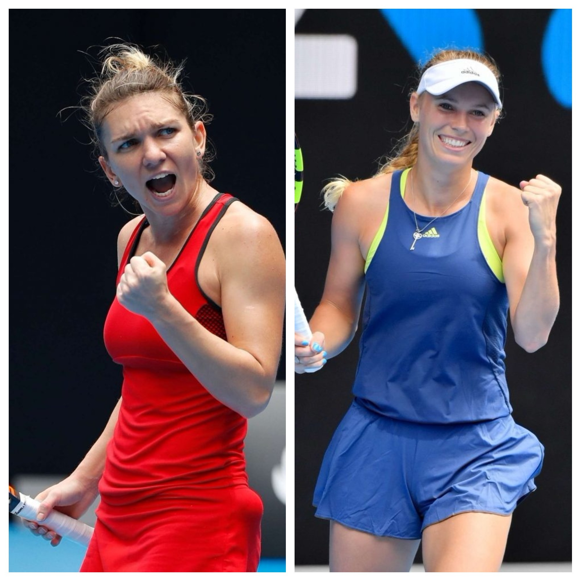 Halep y Wozniacki disputarán la final por el titulo del Abierto de Australia