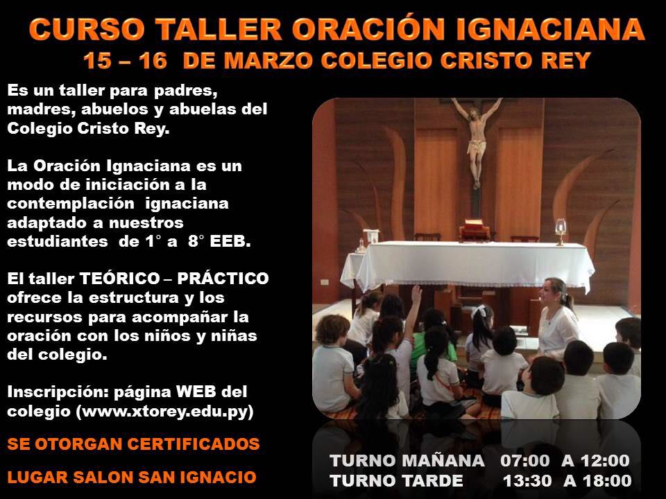 Inician taller de formación espiritual ignaciano en Cristo Rey