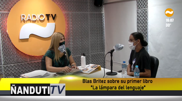 Blas Britez presenta su primer libro: «La lámpara del lenguaje»