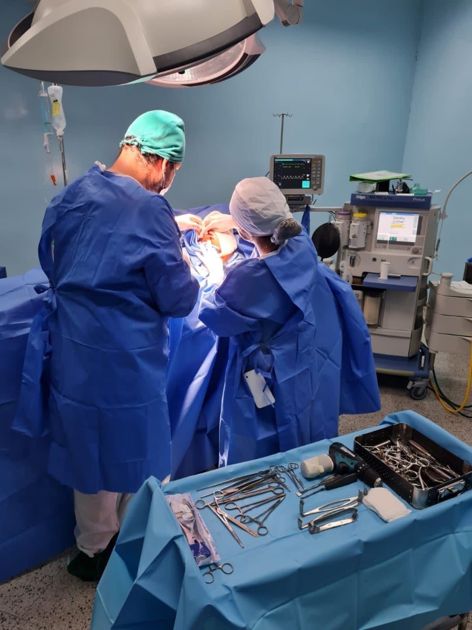 Primera cirugía traumatológica en el Hospital Regional de IPS de Benjamín Aceval