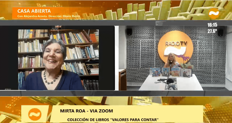 Mirta Roa nos presenta sus nuevos libros «Valores para Contar»