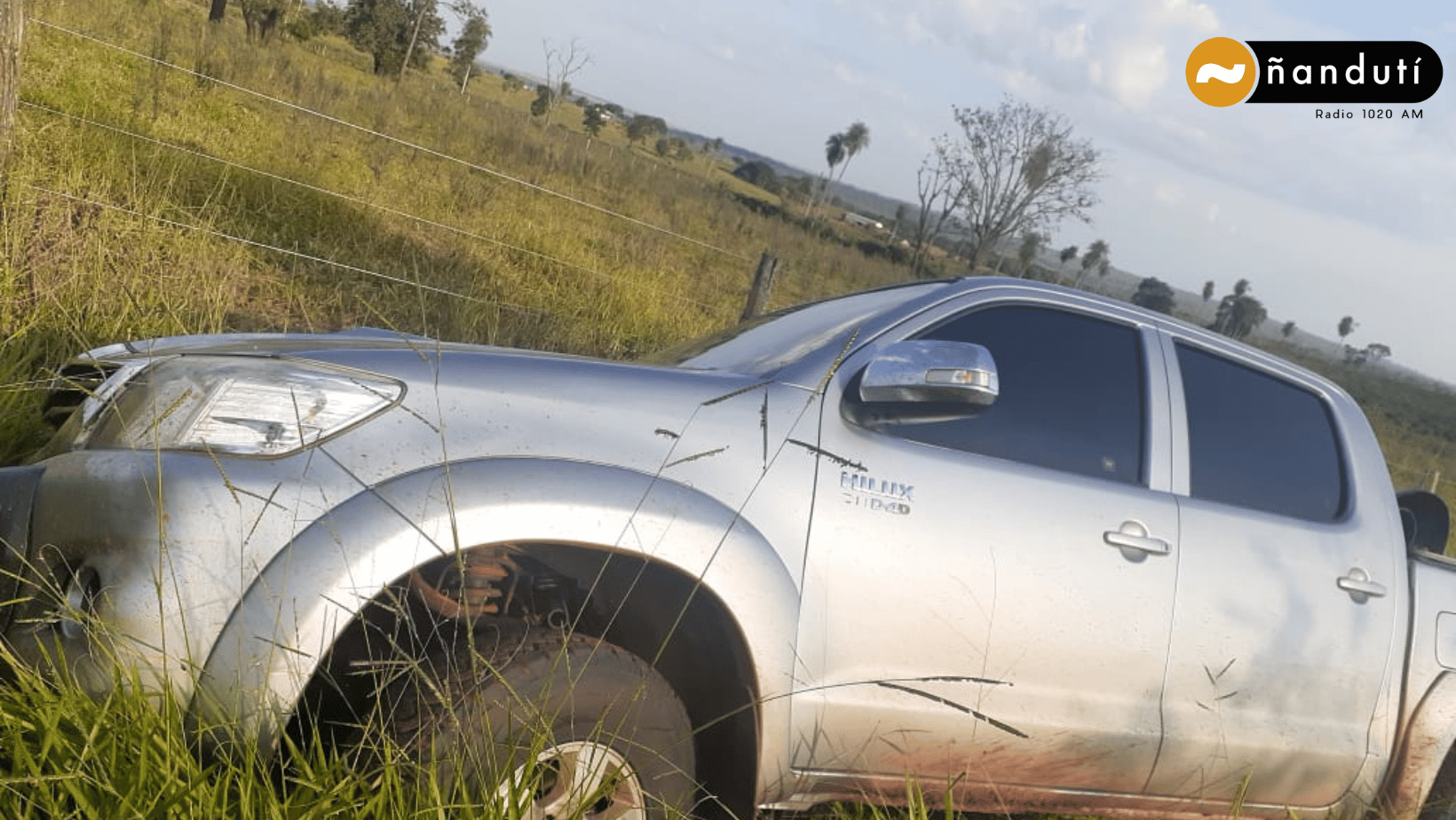 Encuentran la camioneta que fue robada de una estancia de Amambay 