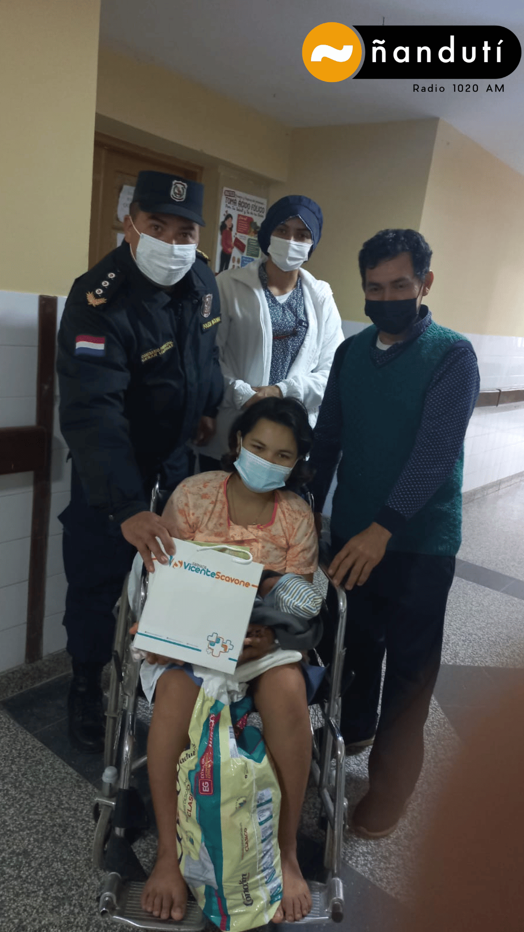 Indignante: Intentan estafar al abuelo de Rosa Inés, la bebé que nació en una patrullera