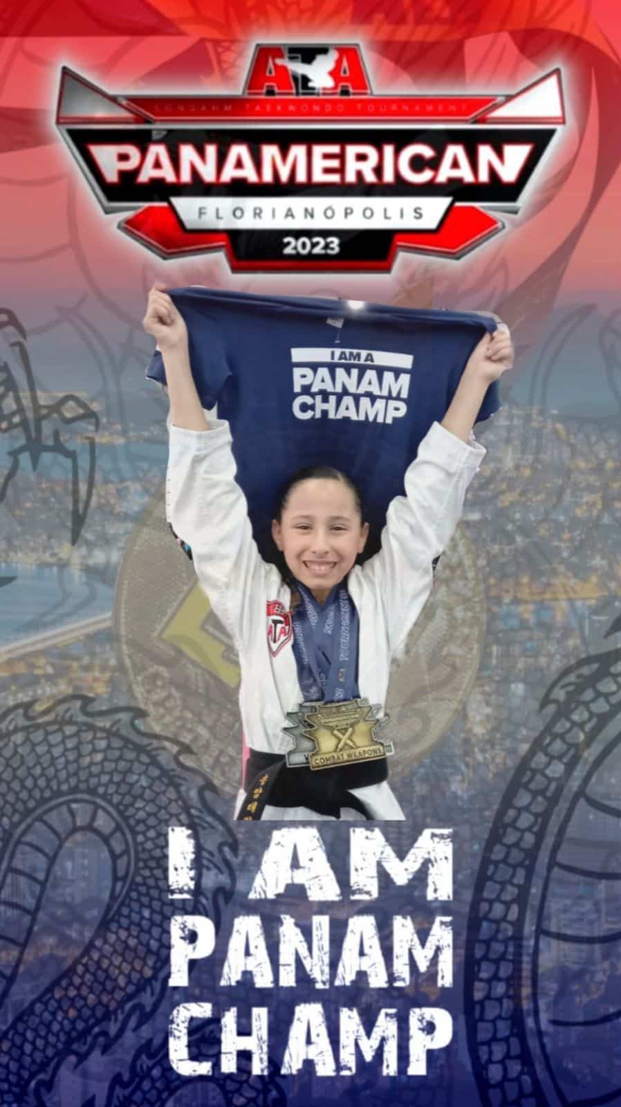 Paraguaya clasificó al 27º Campeonato Mundial de Taekwondo Absoluto 2024