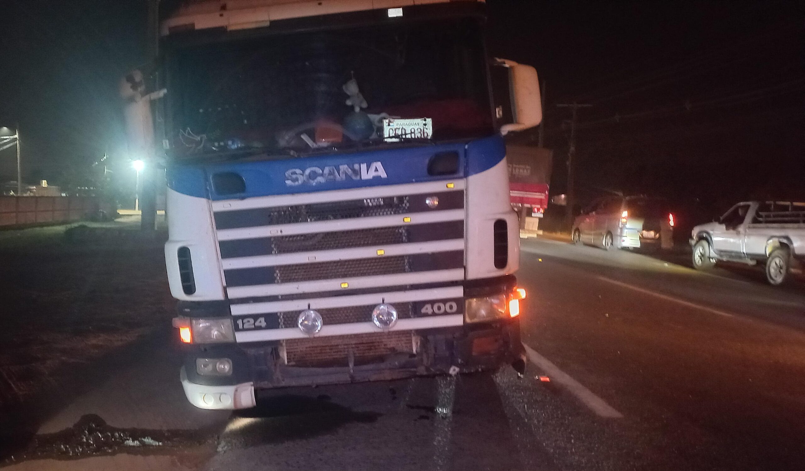 Motociclista muere en Villeta tras ser embestido por un camión de gran porte