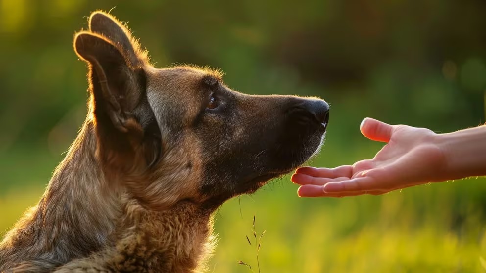 Los perros tienen comportamientos pesimistas al oler el estrés humano, según un estudio