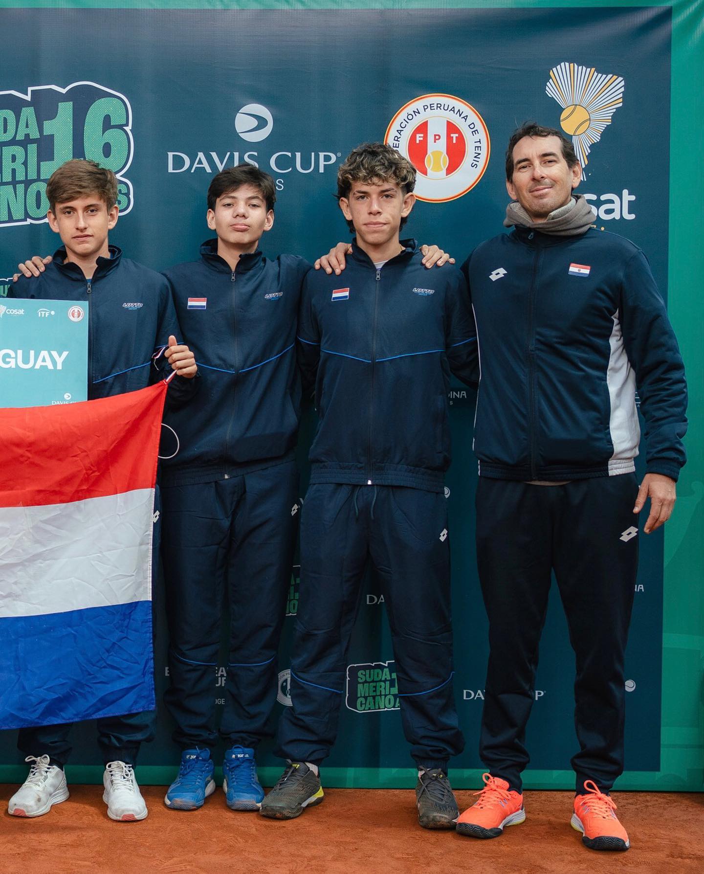 El team guaraní Sub 16 asegura su clasificación al Mundial de Tenis