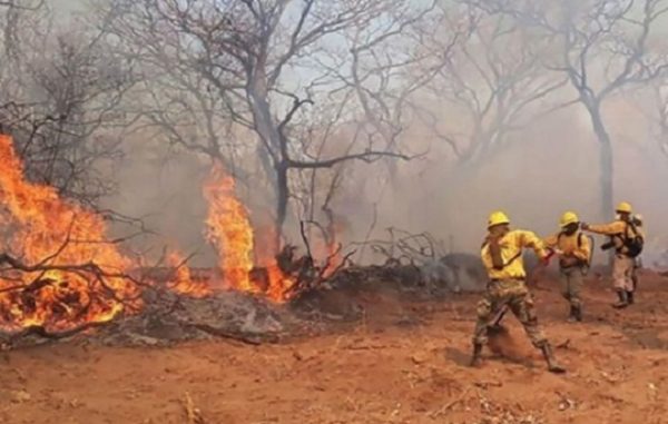 Incendio Incontrolable en el Chaco