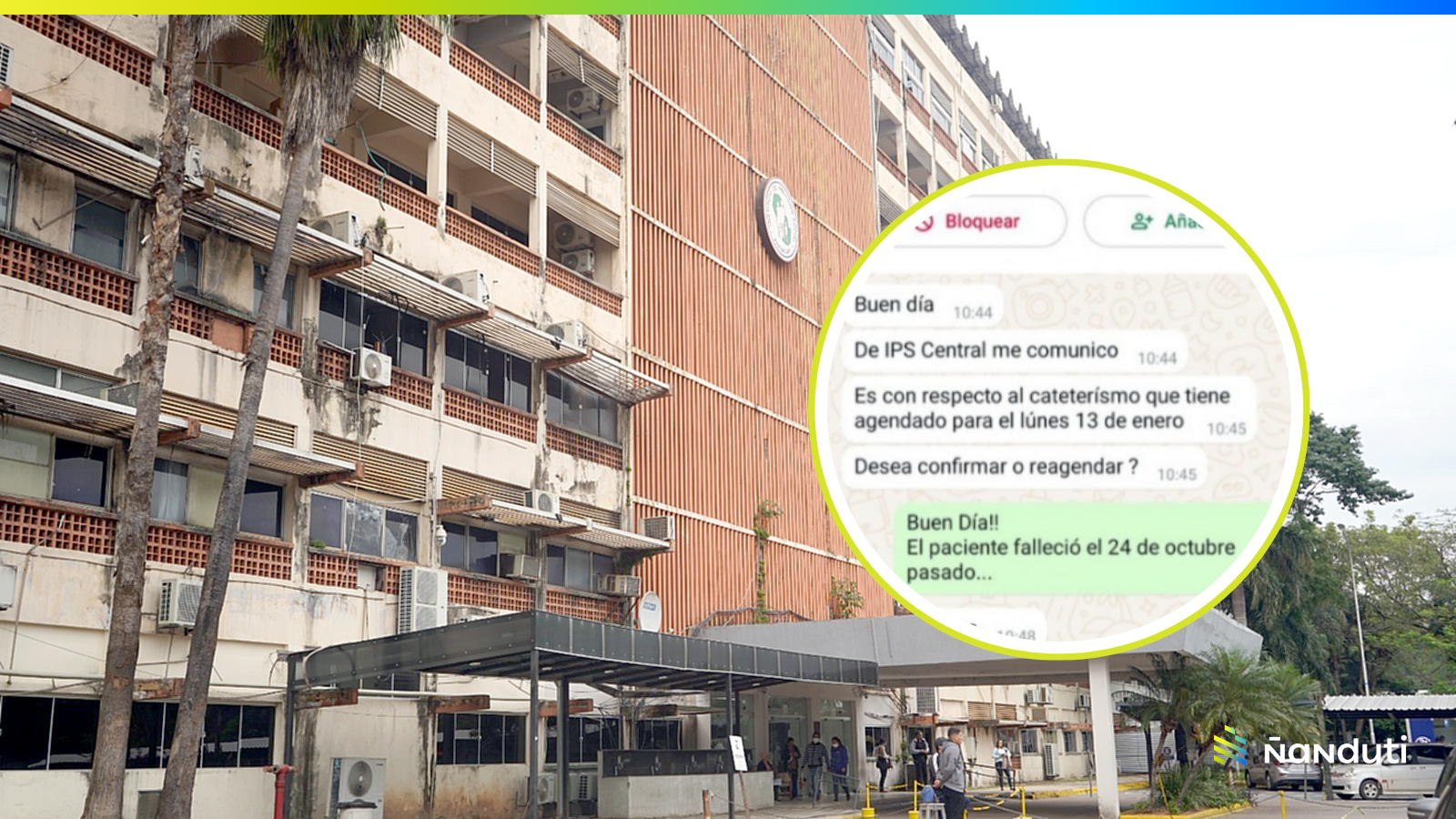 En IPS le dieron turno para enero 2025, pero paciente falleció en octubre pasado