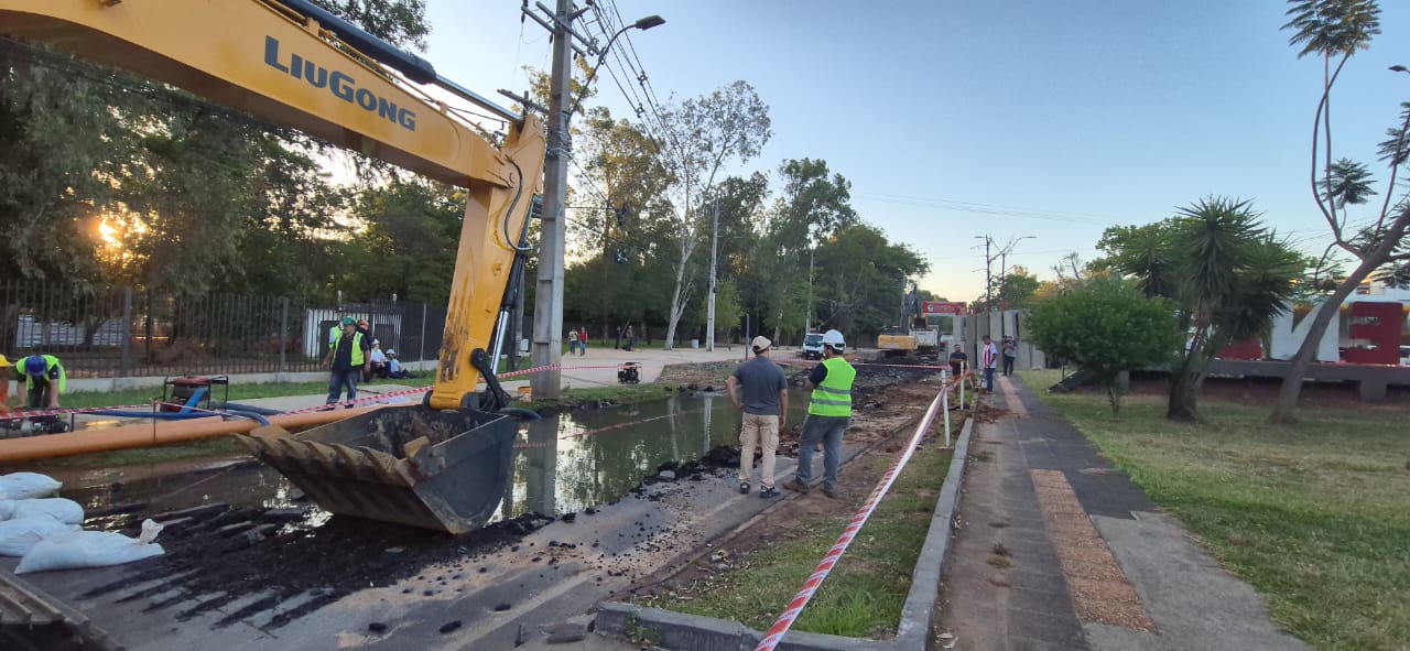 Desvíos de buses por obras en la Avenida Mariscal López duraría unos 30 días