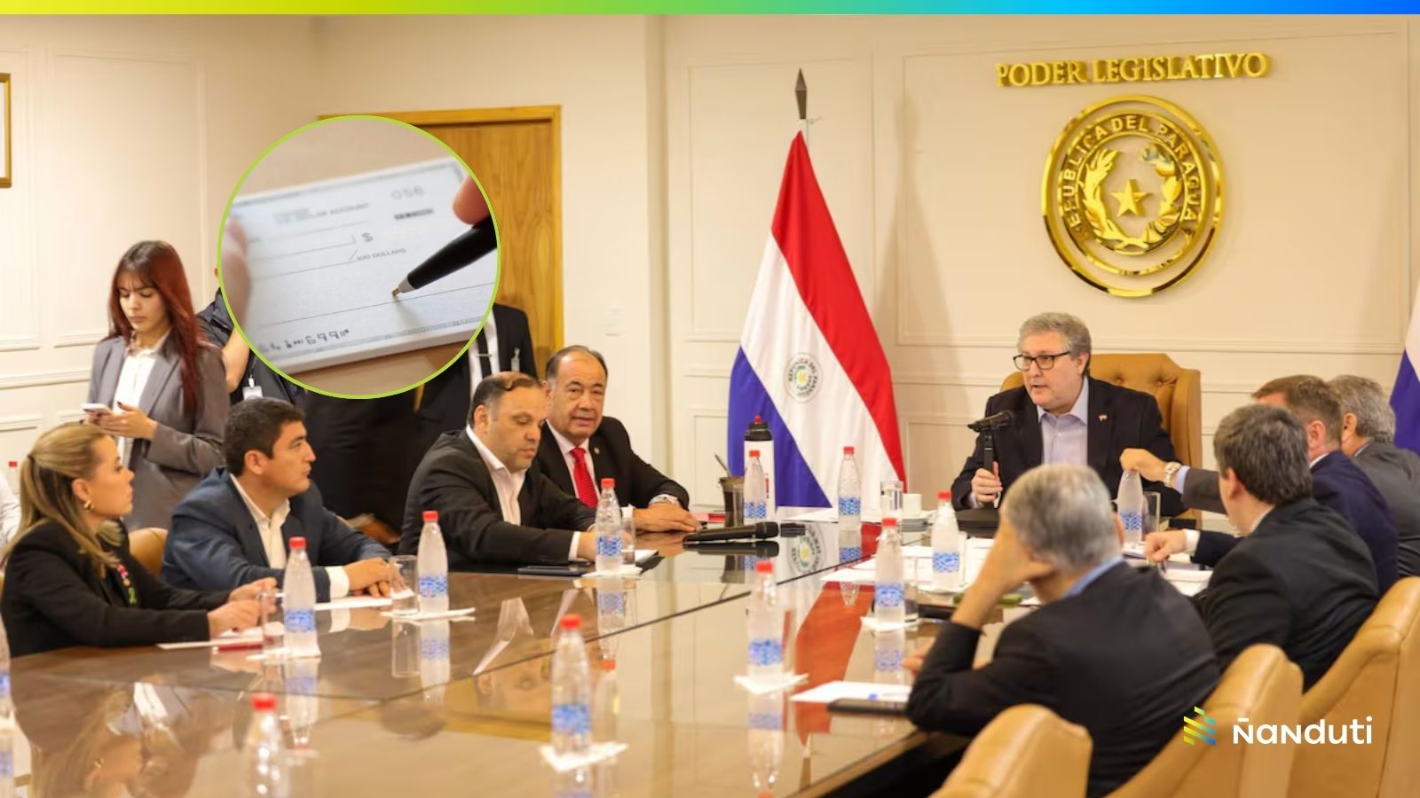 Ministros de la Corte se reunieron con senadores sobre “mafia de los pagarés”