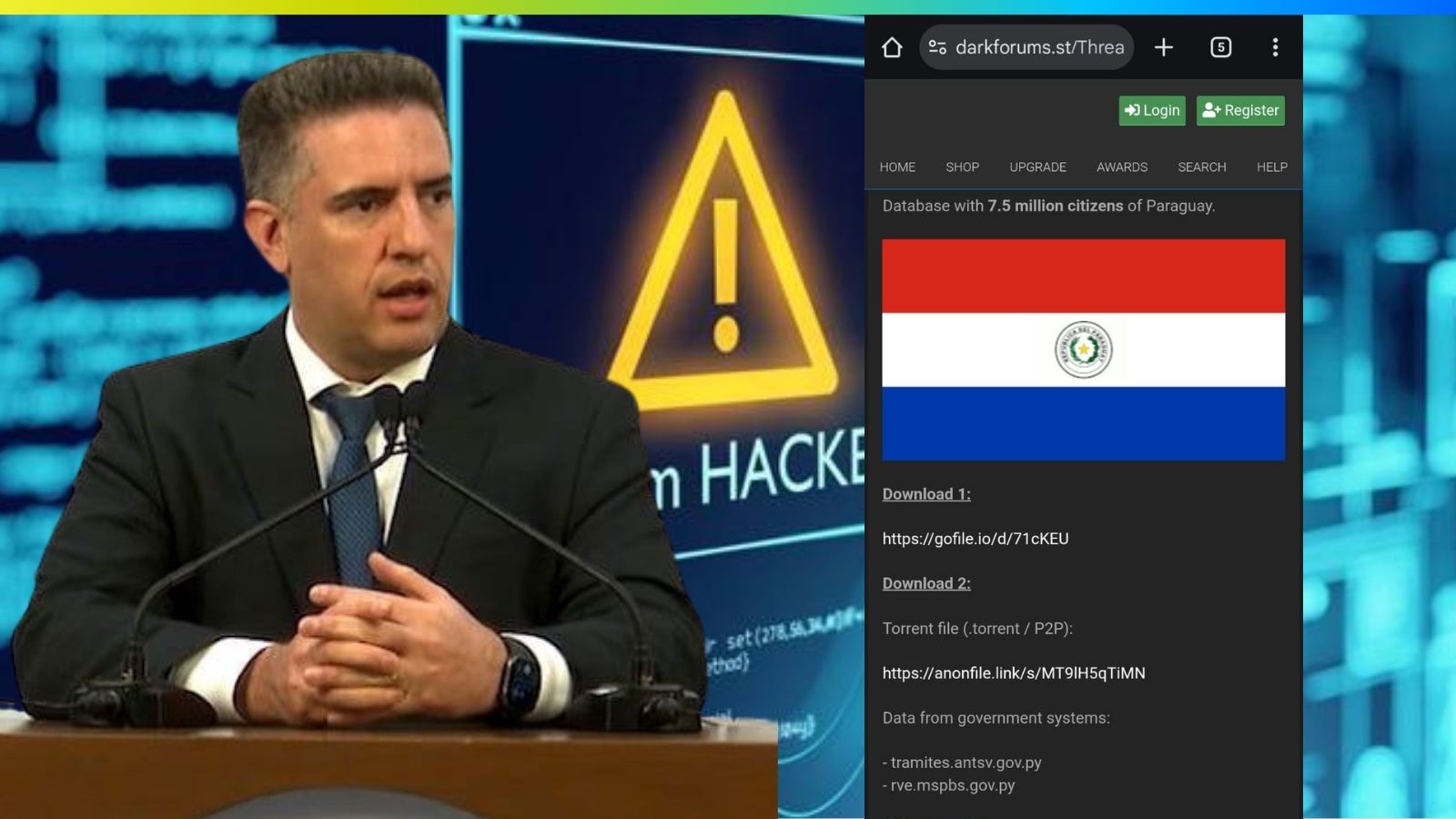 Hackers exponen datos de millones de paraguayos y especialistas critican pasividad de MITIC