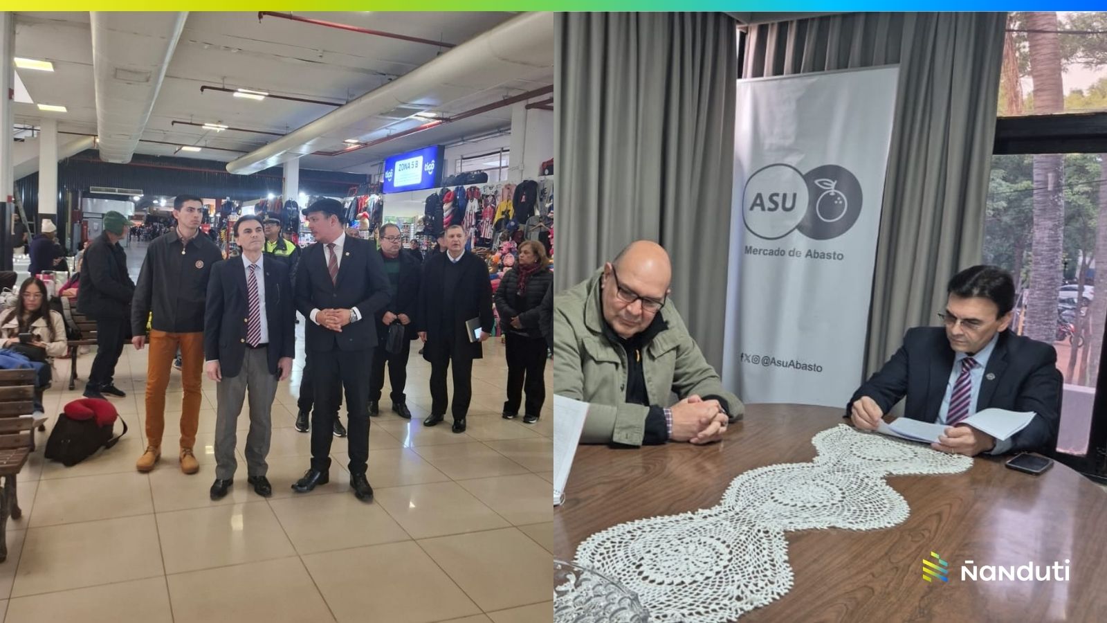 Intervención de Asunción: Verificaron instalaciones de la Terminal y el Mercado de Abasto