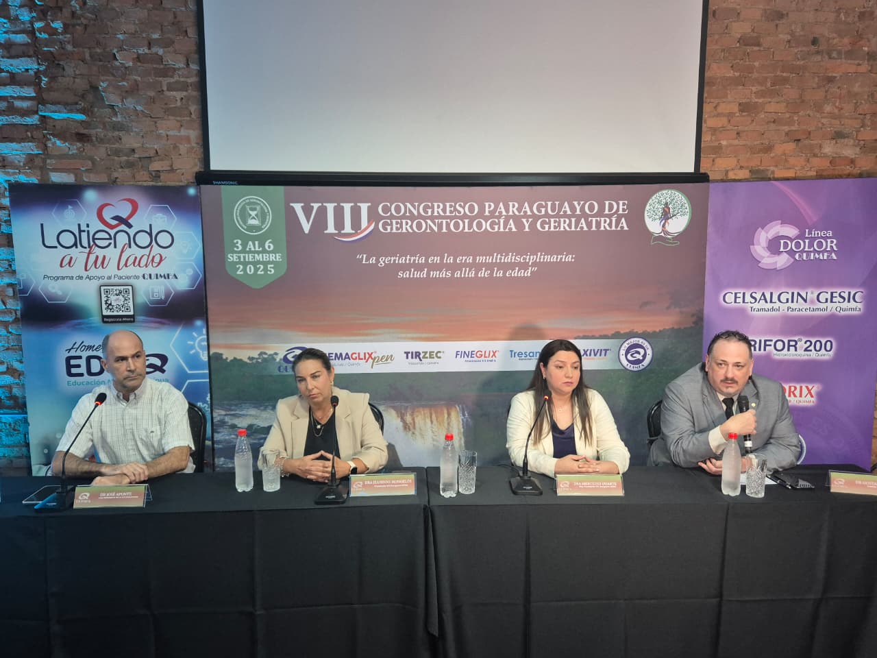 QUIMFA y la SPGG presentan la 8ª edición del Congreso Paraguayo de Gerontología y Geriatría