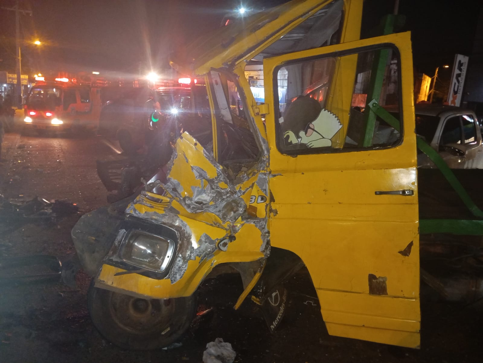 Un grave grave accidente de tránsito se registró sobre Acceso Sur