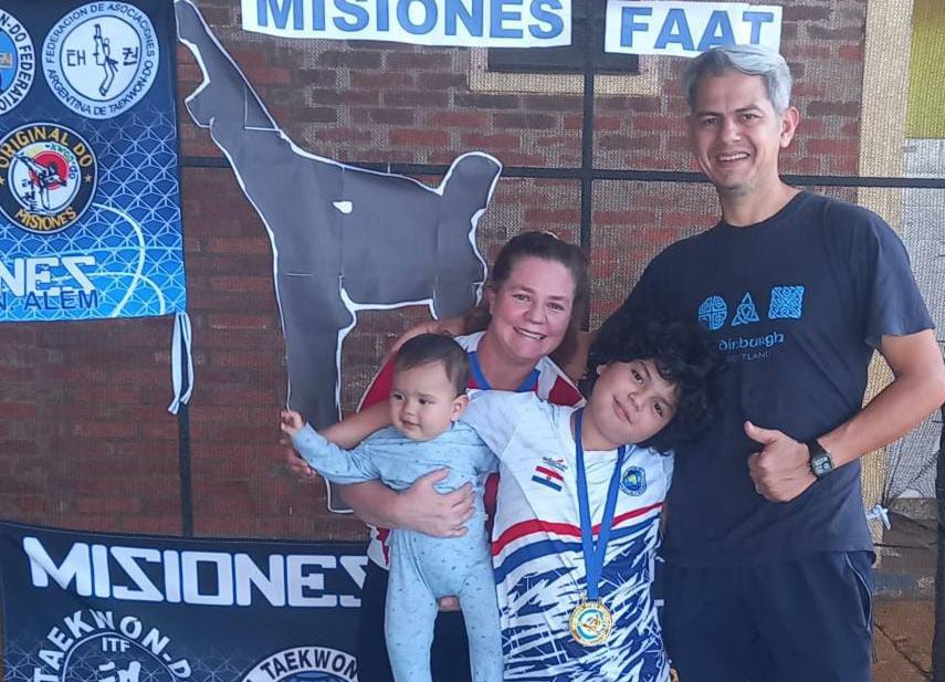 Aníbal Facundo campeón absoluto de Taekwondo en Argentina