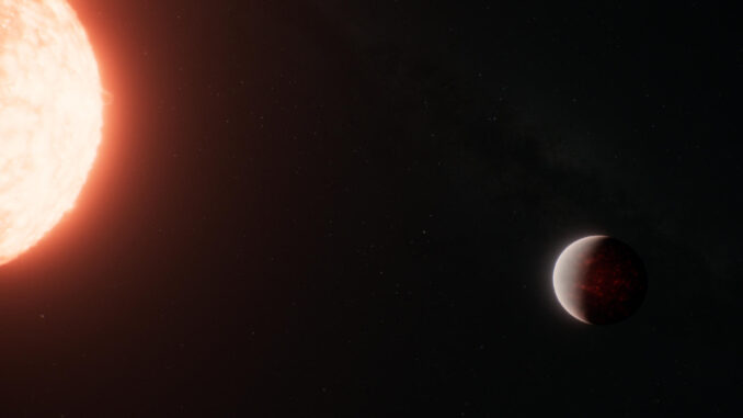 El telescopio James Webb encuentra las primeras evidencias de atmósfera en un exoplaneta rocoso