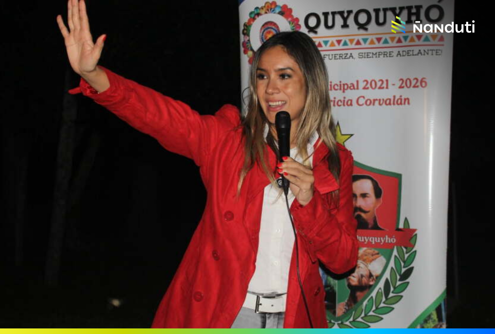 Juez levanta el uso de tobillera a intendenta de Quyquyhó, pero mantiene el arresto domiciliario